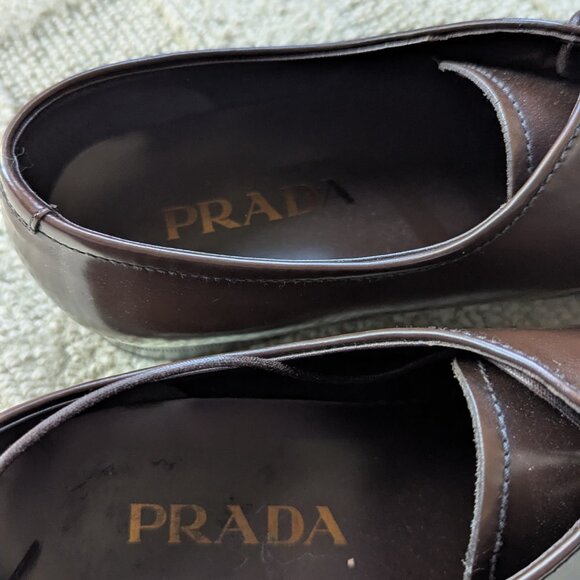 Prada Square-toe Oxfords (9.5) main image 6
